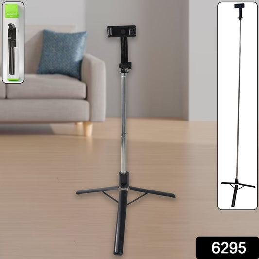 Selfie Stick With Tripod Stand (1 Pc 160 Cm Long Approx)