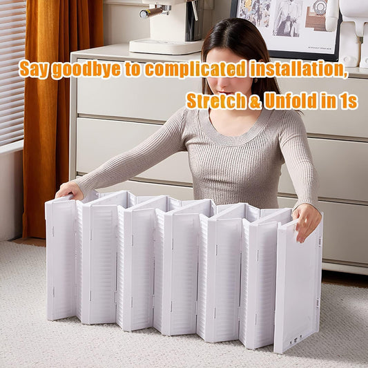 Stackable Multifunctional Storage For Clothes Foldable Drawer Shelf Basket Utility Cart Rack Storage Organizer Cart For Kitchen Pantry Closet Bedroom Bathroom Laundry (6 Layer 1 Pc)